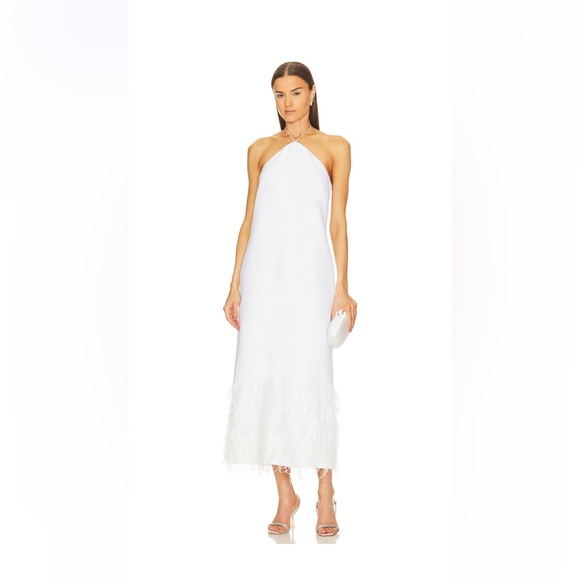 Alexis Dresses & Skirts - White Feather Dress by Alexis